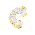 925° SILVER RING WITH GOLD-PLATED DETAILS