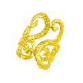 925° SILVER GOLD PLATED RING