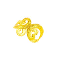 925° SILVER GOLD PLATED RING