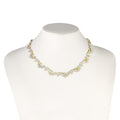 SILVER 925° NECKLACE WITH GOLD PLATED DETAILS