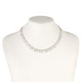 SILVER NECKLACE 925° MEDIUM GREEK KEY DESIGN