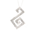 925 STERLING SILVER PENDANT GRECA DESIGN