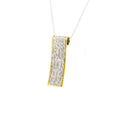 PENDANT SILVER 925° WITH EMBOSSED DESIGNS AND GOLD-PLATED DETAILS