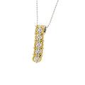 SILVER 925° PENDANT WITH GOLD-PLATED DETAILS