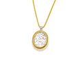 NECKLACE STERLING SILVER 925° WITH IRREGULAR DESIGN AND GOLD-PLATED DETAILS