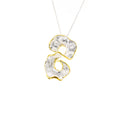 SILVER 925° PENDANT WITH GOLD-PLATED DETAILS